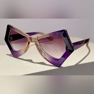 Purple Bowtie Sunglasses